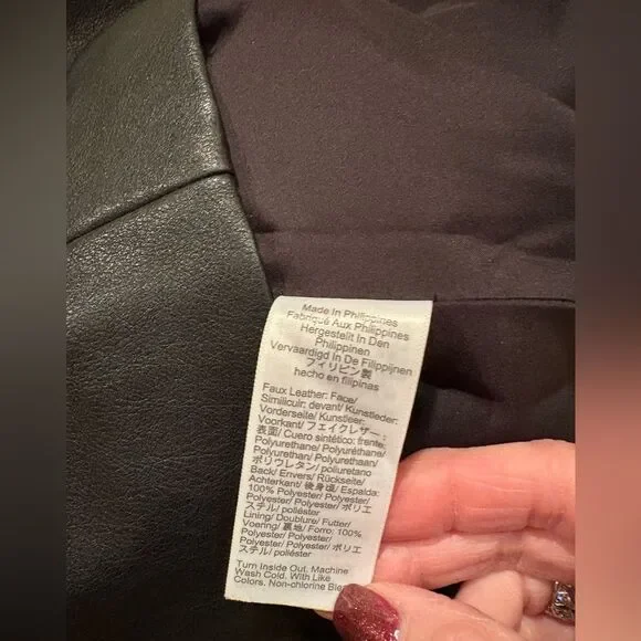 J Crew Faux Leather Sleeveless Dress Size 2P - Picture 10 of 11